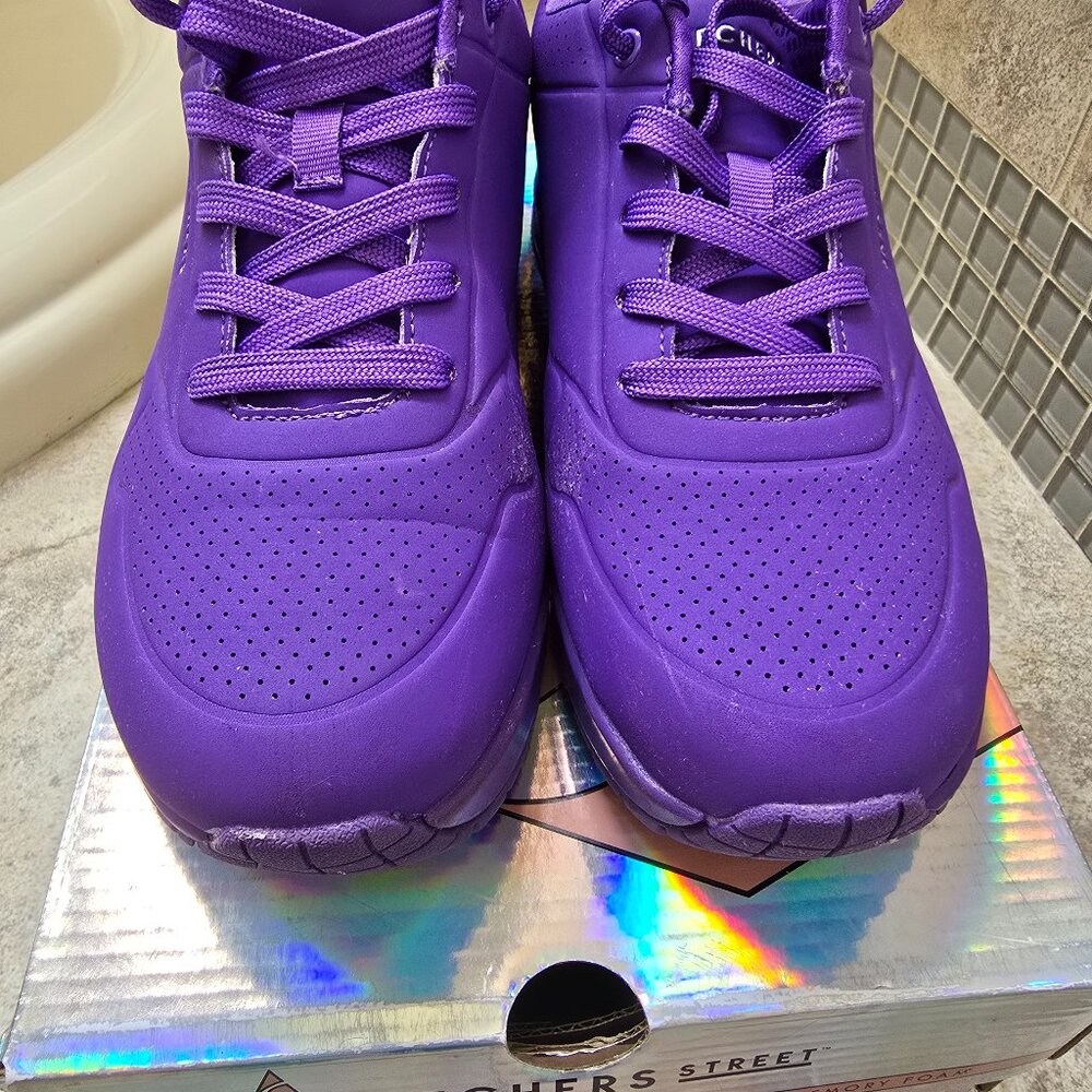 Skechers Vibrant Purple Athletic Sneakers
